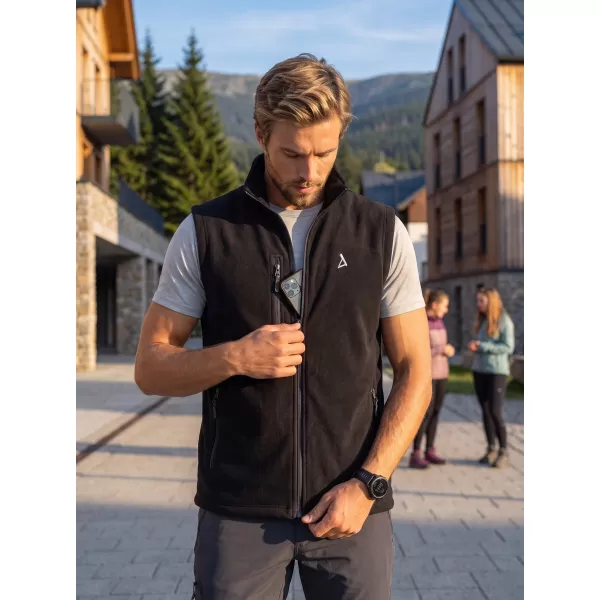 Muški prsluk od flisa ALTISPORT ALM002525 CRNA 