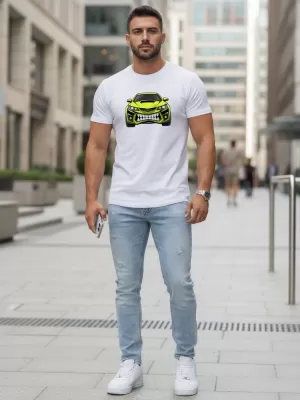 Muška majica kratkih rukava DSTREET NX5015R-WH BIJELA