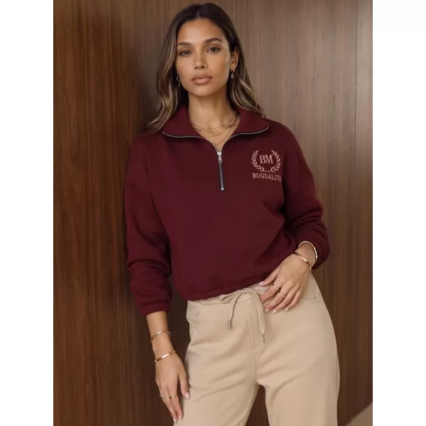  Ženski sweatshirt DSTREET 1 BY1575 TAMNOCRVENA 