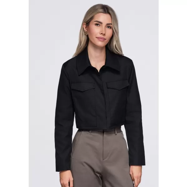  Ženska jakna OMBRE OW-BL-E0007 CRNA 