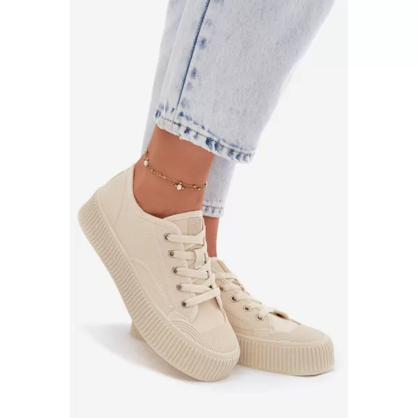  Ženske tenisice BIG STAR SHOES TT274271 BEŽ 