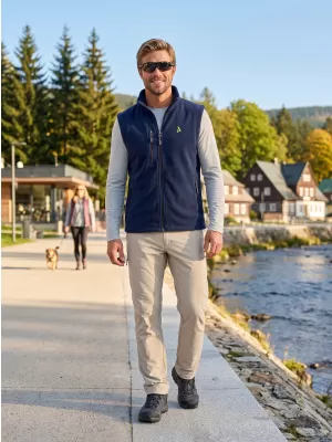 Muški prsluk od flisa ALTISPORT ALM002525 TAMNOPLAVA