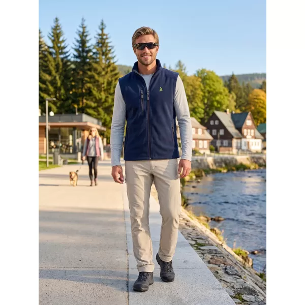  Muški prsluk od flisa ALTISPORT ALM002525 TAMNOPLAVA 