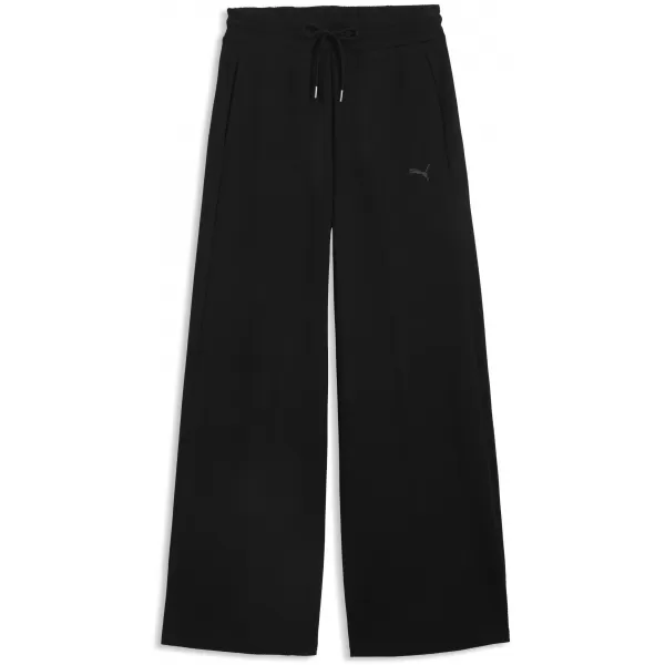 Ženske hlače PUMA CLASS RELAXED WIDE LEG PANTS 69401301 PUMA CRNA 