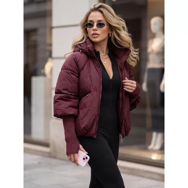  Ženska jakna DSTREET TY5898 TAMNOCRVENA 