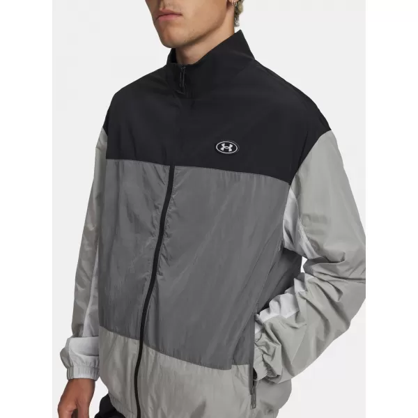  Muška jakna UNDER ARMOUR ICON WOVEN TRACK FZ 6009436-001 CRNA 