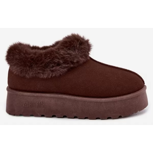  Ženski snjegovići BIG STAR SHOES UU274203 SMEĐE/BEŽ SJENE 