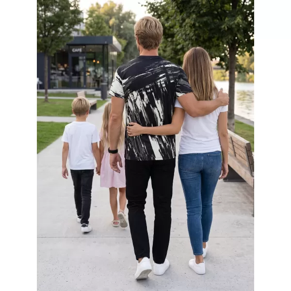  Muška premium funkcionalna majica ALTISPORT VOJ/ALM010TR01 CRNA/BJELOKOST 