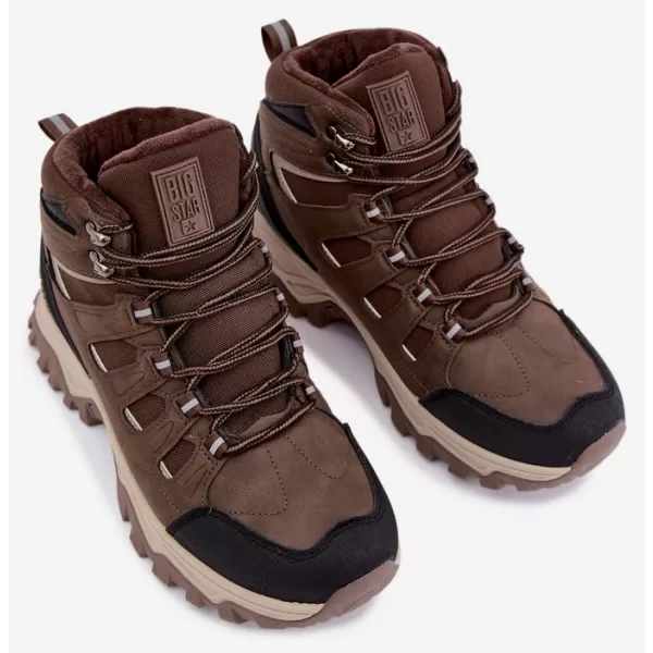  Muške cipele BIG STAR SHOES UU174316 SMEĐE/BEŽ SJENE 
