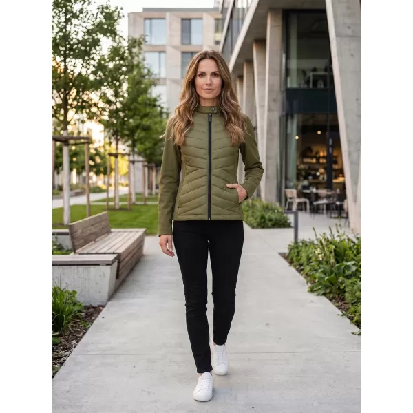  Ženska hibridna jakna MALFINI PREMIUM CROSS 556 AVOKADO ZELENI 