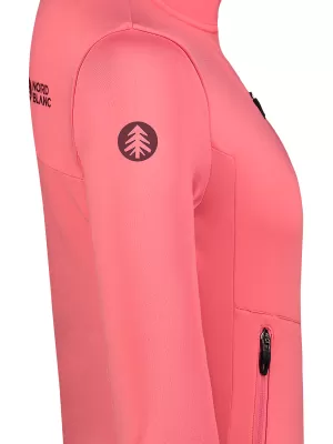 Ženska powerfleece majica NORDBLANC CRISP NBSFL8338 RUŽIČASTA