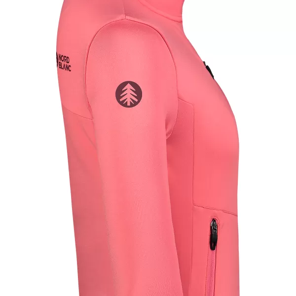  Ženska powerfleece majica NORDBLANC CRISP NBSFL8338 RUŽIČASTA 