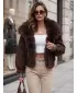 Ženska jakna DSTREET TY5840 SMEĐA