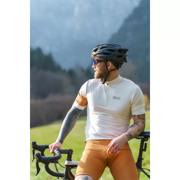  Muški biciklistički dres NORDBLANC CAMEL NBSMF8079 BEŽ 