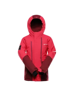 Dječja skijaška jakna ALPINE PRO DEARO 3 MALINA