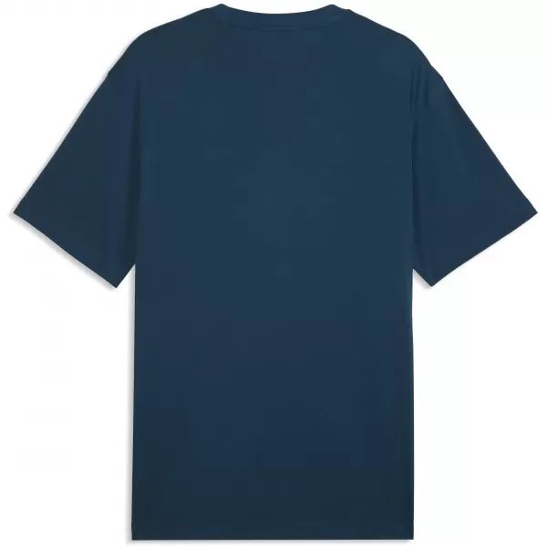  Muška majica kratkih rukava PUMA ESS RELAXED SMALL NO. 1 LOGO TEE 68915336 PONOĆNI BENZIN 