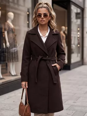 Ženski kaput DSTREET NY0804 SMEĐA