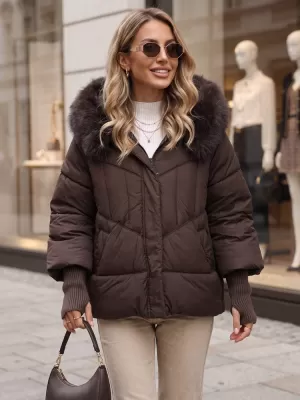 Ženska jakna DSTREET TY5743 LJUBIČASTA