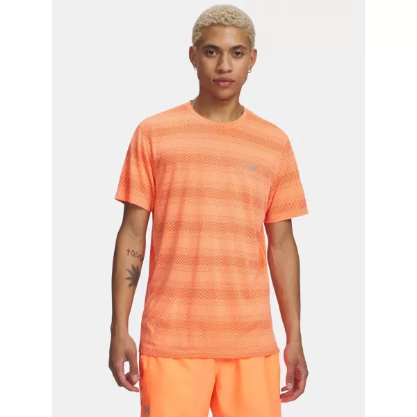  Muška majica kratkih rukava UNDER ARMOUR VELOCITI SS 6009517-824 NARANČASTA 