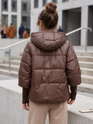 Ženska jakna DSTREET TY5766 SMEĐA