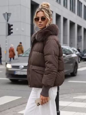 Ženska jakna DSTREET TY5819 LJUBIČASTA
