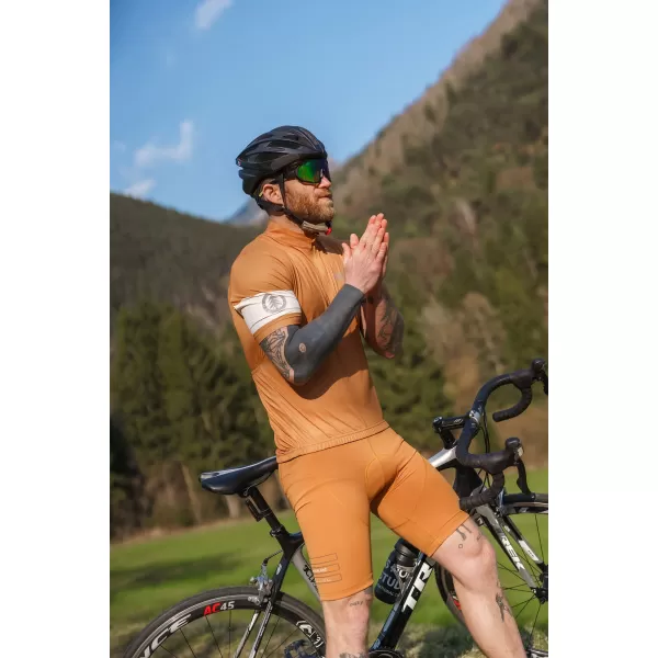  Muški biciklistički dres NORDBLANC CAMEL NBSMF8079 SMEĐA 
