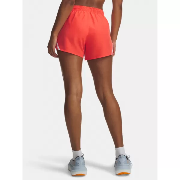  Ženske kratke hlače UNDER ARMOUR UA FLY BY 3'' SHORTS 1382438-690 CRVENA 