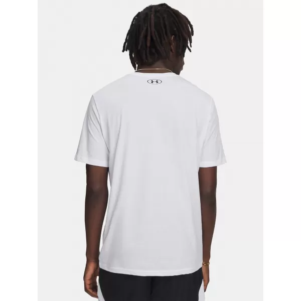  Muška majica kratkih rukava UNDER ARMOUR M OVAL WM SS 6011075-100 BIJELA 