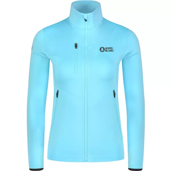  Ženska powerfleece majica NORDBLANC CRISP NBSFL8338 SVIJETLOPLAVA 