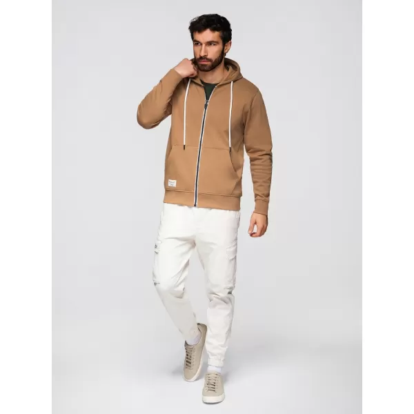  Muški sweatshirt OMBRE OM-SSBZ-0272 SMEĐA 