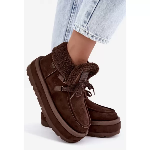  Ženske cipele BIG STAR SHOES UU274214 SMEĐE/BEŽ SJENE 