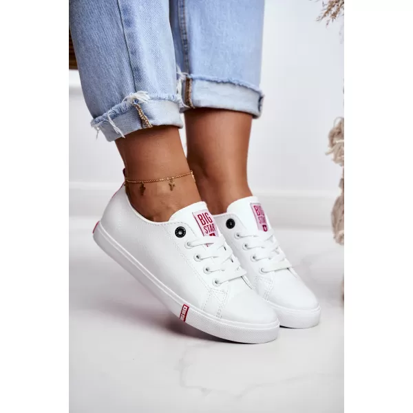  Ženske tenisice BIG STAR SHOES GG274005 BIJELO/CRVENO 