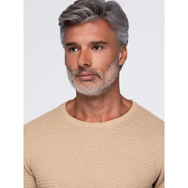  Muški pulover OMBRE OM-SWSW-0119 PIJESAK 