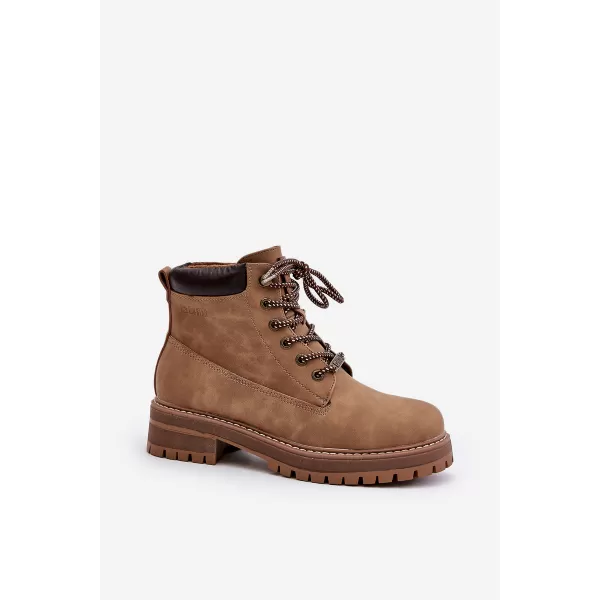  Ženske čizme BIG STAR SHOES OO274A289 SMEĐA/BEŽ 