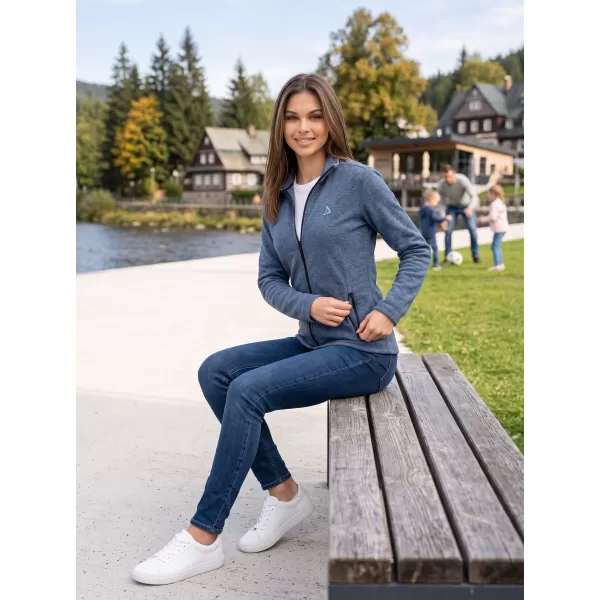  Ženska majica od flisa ALTISPORT ALW002852 ODSJAJI OD TAMNOG TRAPERA 