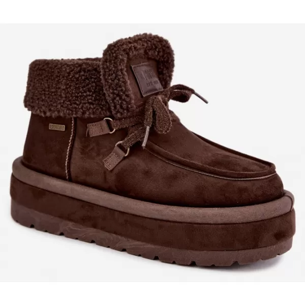  Ženske cipele BIG STAR SHOES UU274214 SMEĐE/BEŽ SJENE 