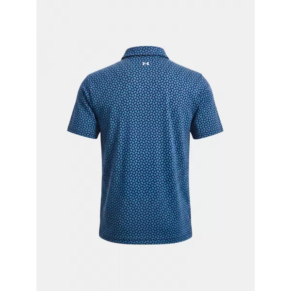  Muška majica kratkih rukava UNDER ARMOUR UA T2G PRINTED POLO 6012304-413 PLAVA 