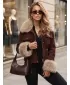 Ženska jakna DSTREET TY5706 TAMNOCRVENA