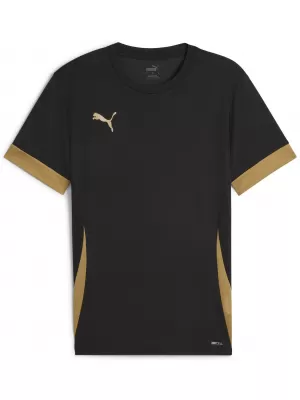 Muška sportska majica PUMA TEAMGOAL MATCHDAY JERSEY 70574728 PUMA CRNA/PUMA ZLATNA/MAT ZLATNA