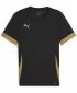 Muška sportska majica PUMA TEAMGOAL MATCHDAY JERSEY 70574728 PUMA CRNA/PUMA ZLATNA/MAT ZLATNA