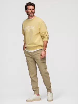 Muške hlače OMBRE OM-PAJO-0290 KAKI