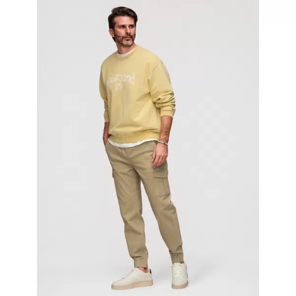  Muške hlače OMBRE OM-PAJO-0290 KAKI 