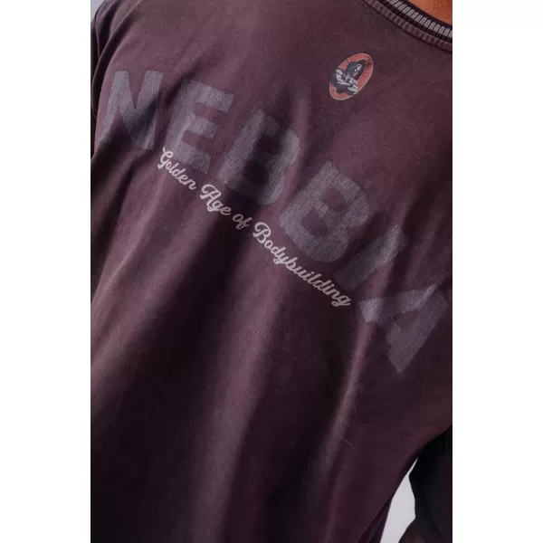  Muške majice NEBBIA OLYMPIA HEAVYWEIGHT COTTON 941 KLARET 