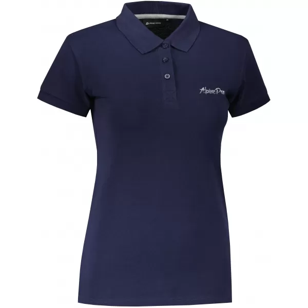  Ženska majica s kratkim rukavima ALPINE PRO AKATA TAMNOPLAV 