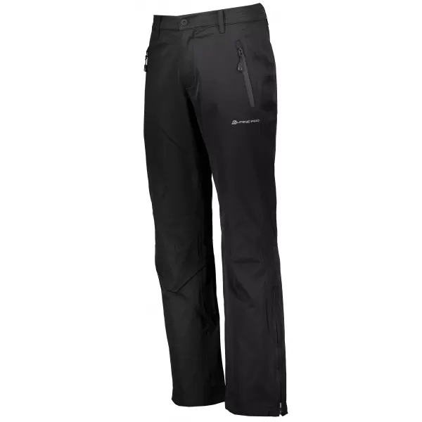  Muške softshell hlače ALPINE PRO OLWEN CRNI 
