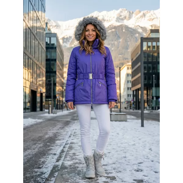  Ženska jakna ALPINE PRO MEMKA LJUBIČASTA 