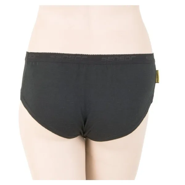 Žensko termo rublje SENSOR MERINO ACTIVE CRNA 