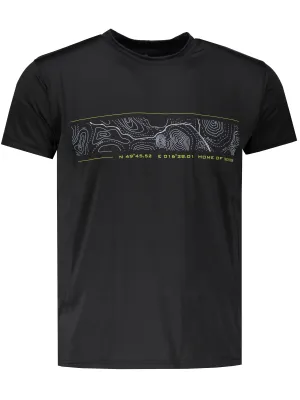 Muška majica SENSOR PERFORMANCE TEE GPS CRNA