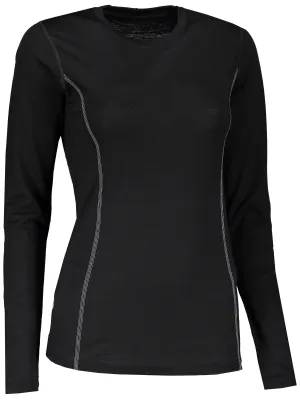 Ženska termo majica dugih rukava SENSOR MERINO WOOL 11109024 CRNA