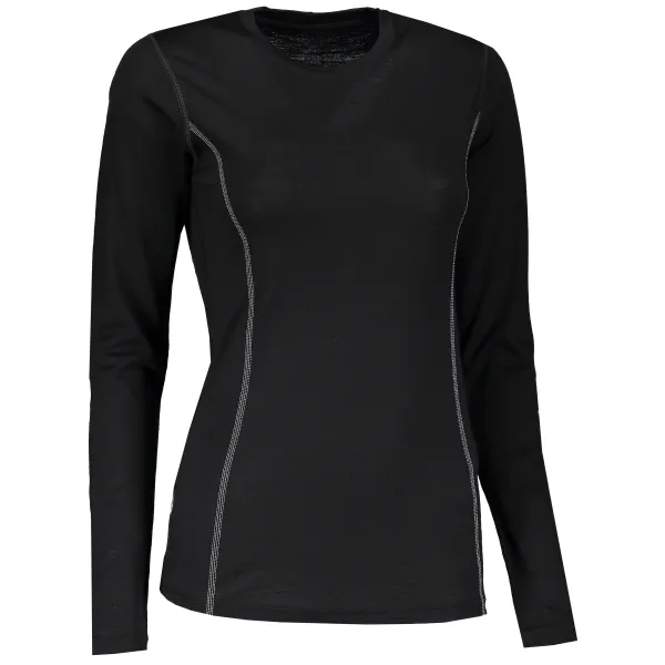  Ženska termo majica dugih rukava SENSOR MERINO WOOL 11109024 CRNA 